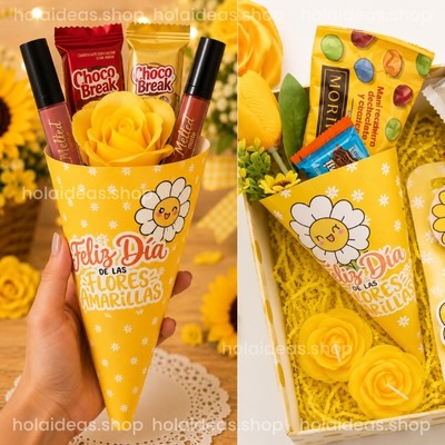 🩷Kit de conos para flores, chocolates o accesorios.