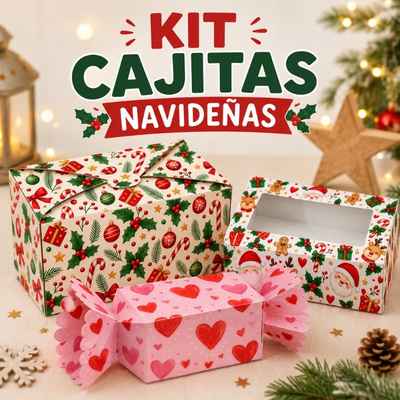 🩷 KIT DE CAJITAS NAVIDEÑAS