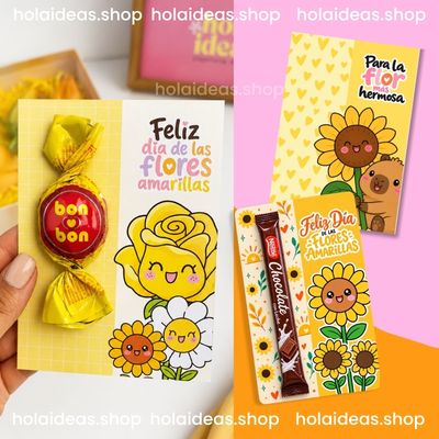 🩷  Kit de Tarjetas para agregar chocolates
